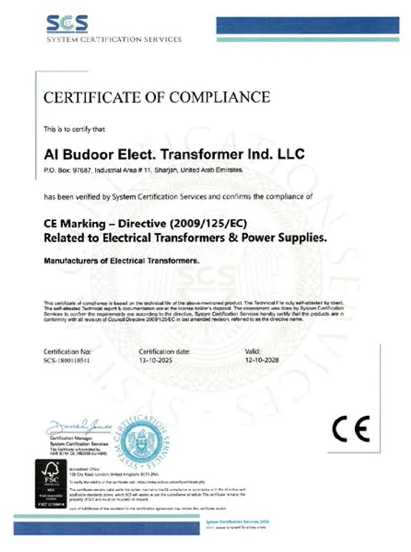 Certificate of Compliance