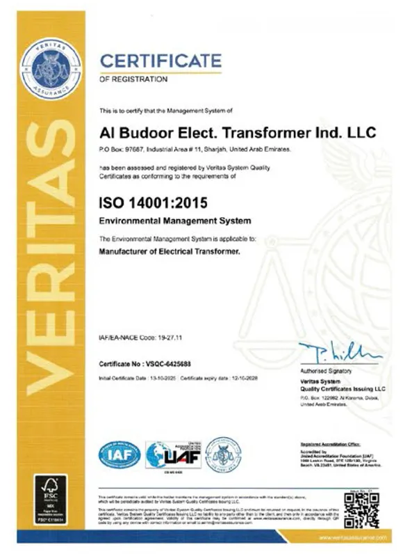Certificate of Registration