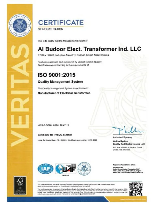 Certificate of Registration